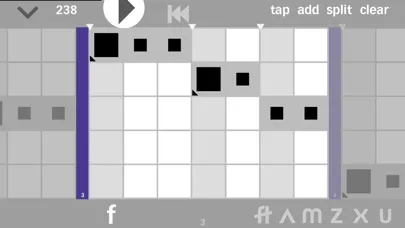 Capturas de tela do Bass Line Composer