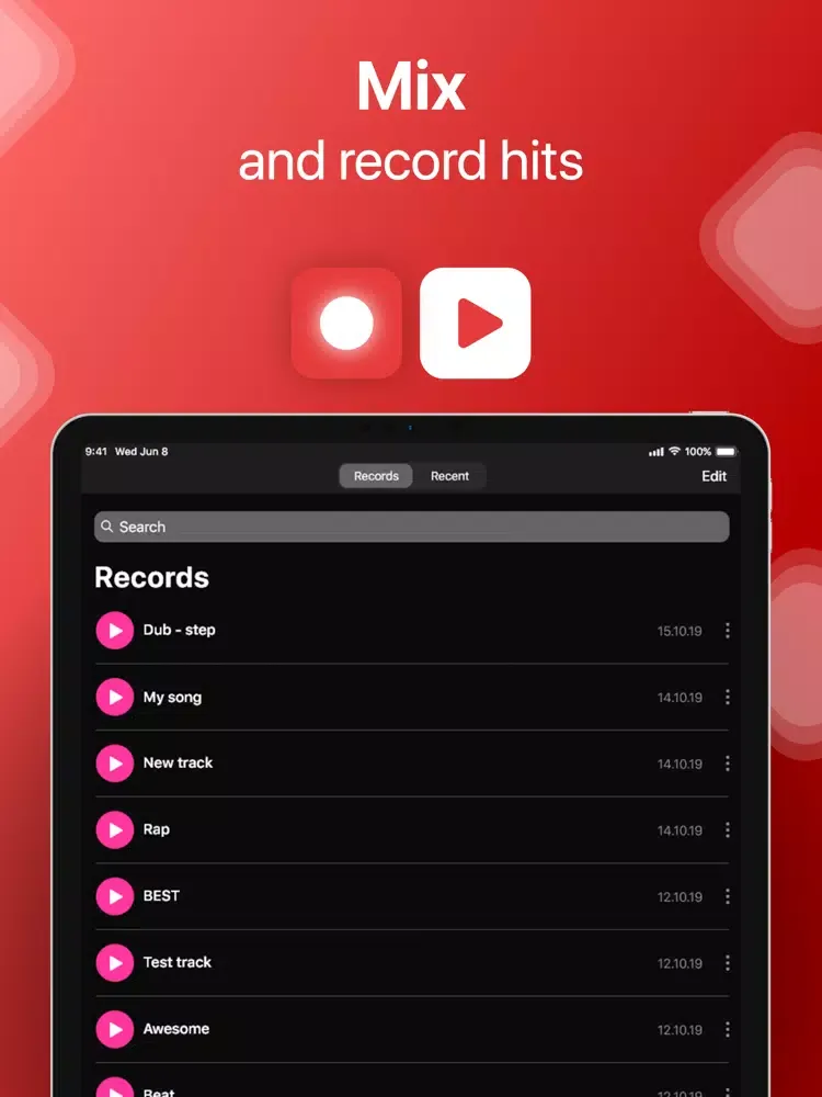 Drum Pad Machine & Beat Maker iPad  Screenshots