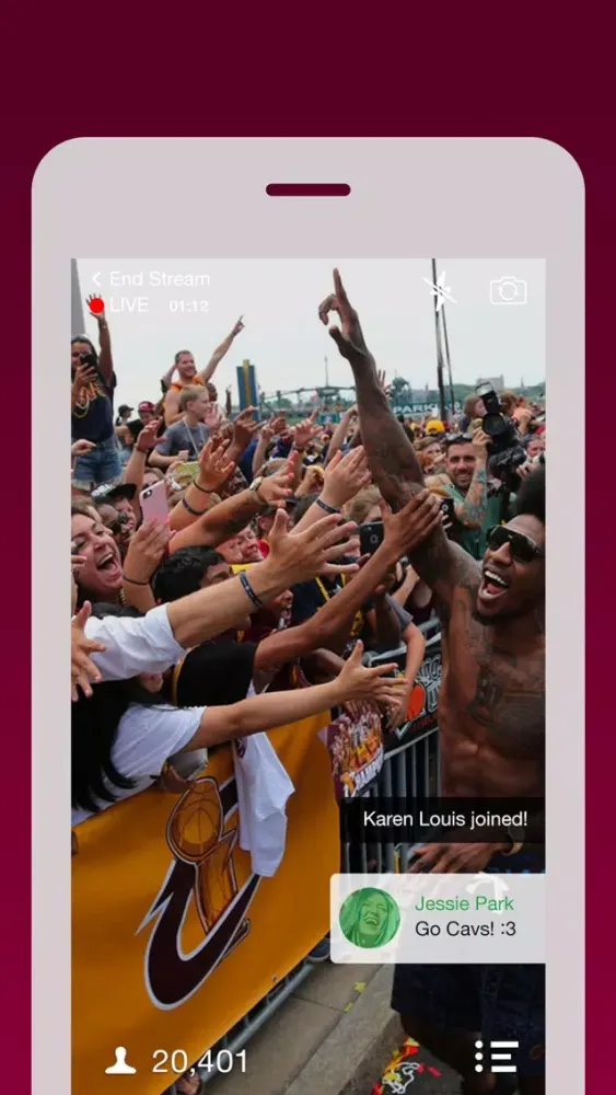 Capturas de tela do Wine & Gold Nation LIVE