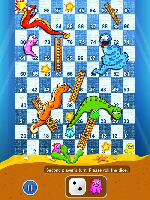 Captures d'écran de Snakes & Ladders - Multiplayer iPad 