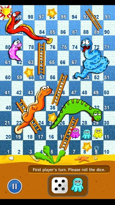 Captures d'écran de Snakes & Ladders - Multiplayer