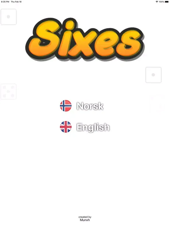 Ảnh chụp màn hình của Sixes Party Game iPad 