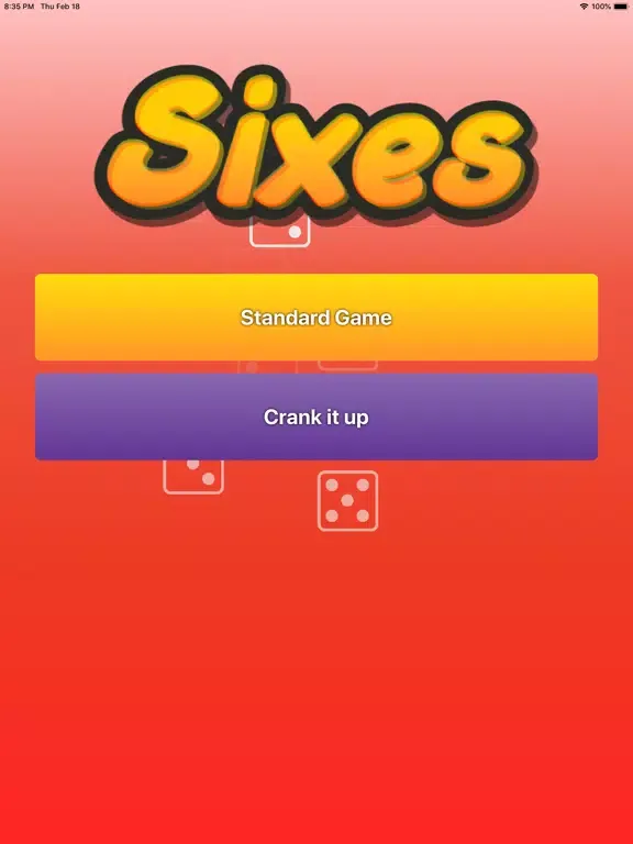 Ảnh chụp màn hình của Sixes Party Game iPad 