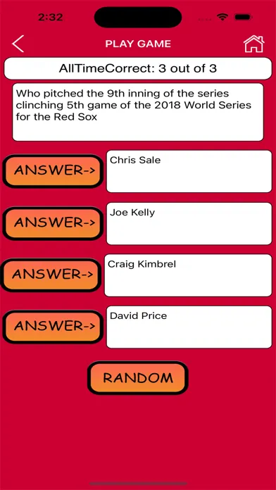 Trivia for Boston Red Sox Fans スクリーンショット