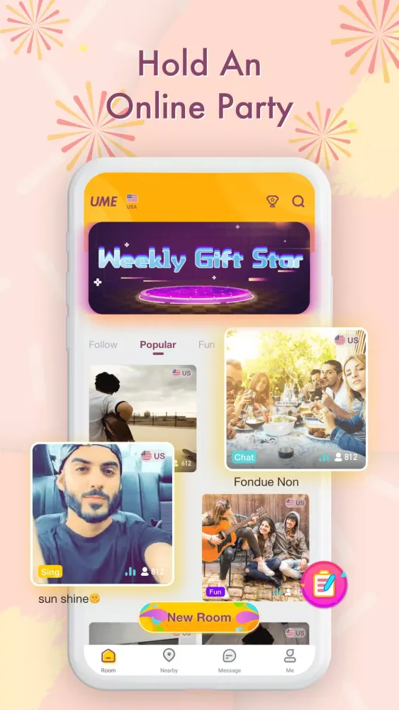 Ume-Free Voice Chat Room Screenshots