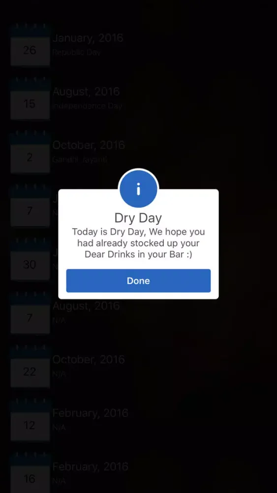 Capturas de pantalla de Dry Day Reminder