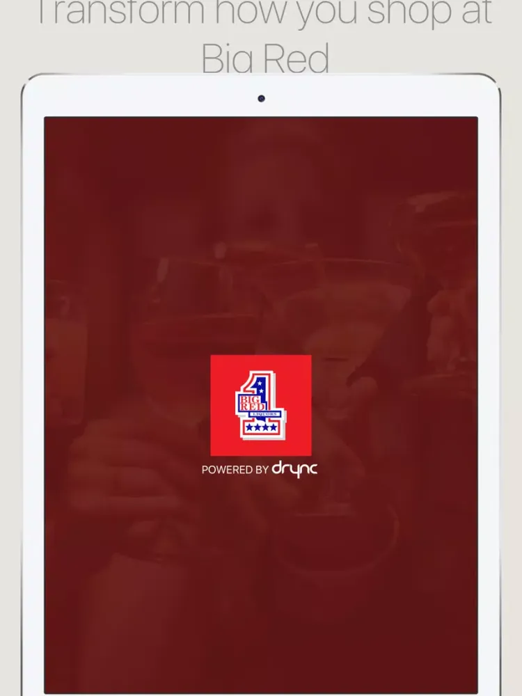 Ảnh chụp màn hình của Big Red Liquors iPad 