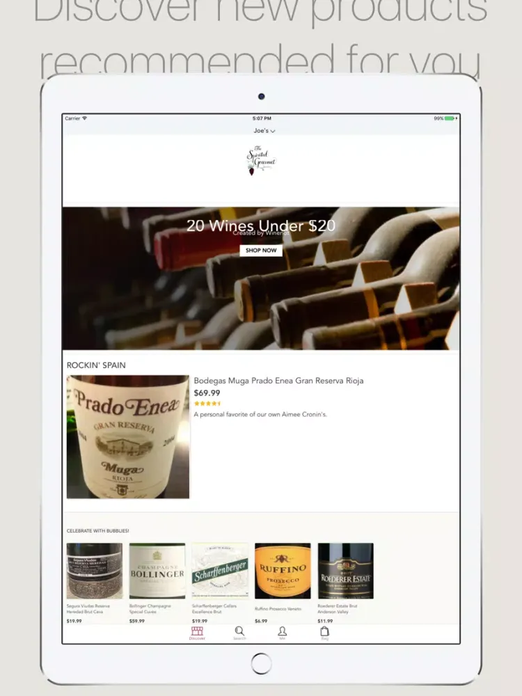 Spirited Gourmet iPad  Ekran Görüntüleri