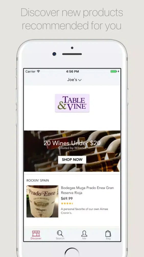 Screenshot di Table & Vine