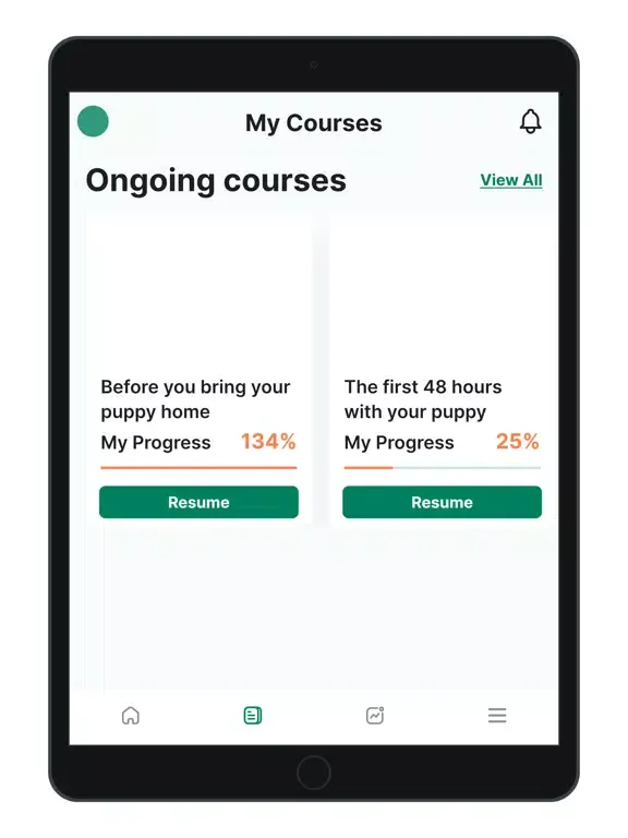 Dog School Pup Training School iPad  Ekran Görüntüleri