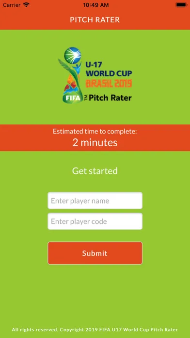 FIFA U17 World Cup Pitch Rater স্ক্রিনশট