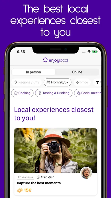 Ảnh chụp màn hình của Enjoylocal: Tour ed esperienze