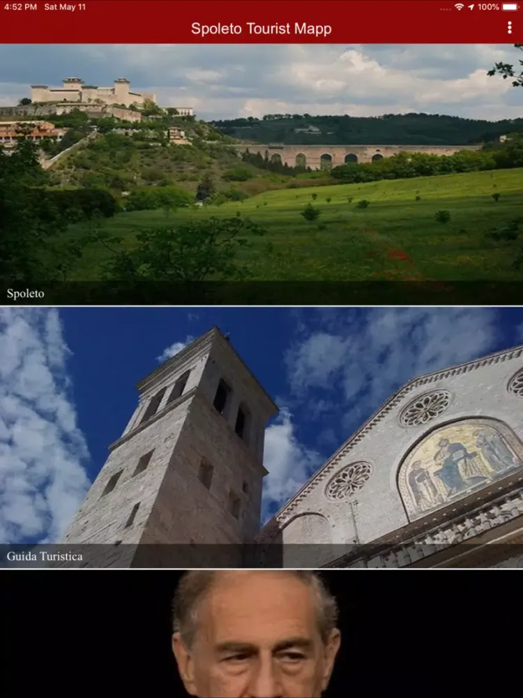 Zrzuty ekranu Spoleto Tourist mApp iPad 