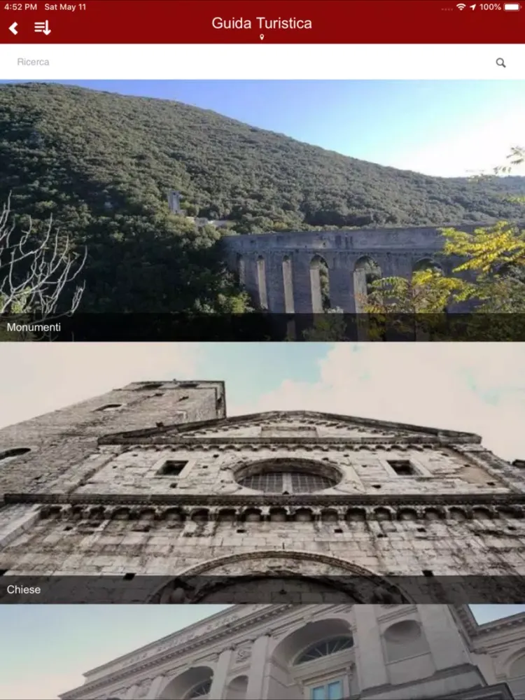 Zrzuty ekranu Spoleto Tourist mApp iPad 
