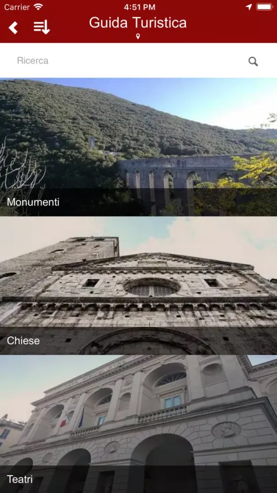 Zrzuty ekranu Spoleto Tourist mApp