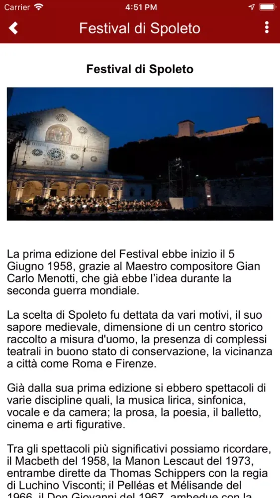 Zrzuty ekranu Spoleto Tourist mApp