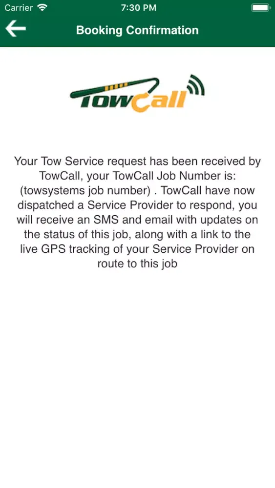 Tow Call应用截图