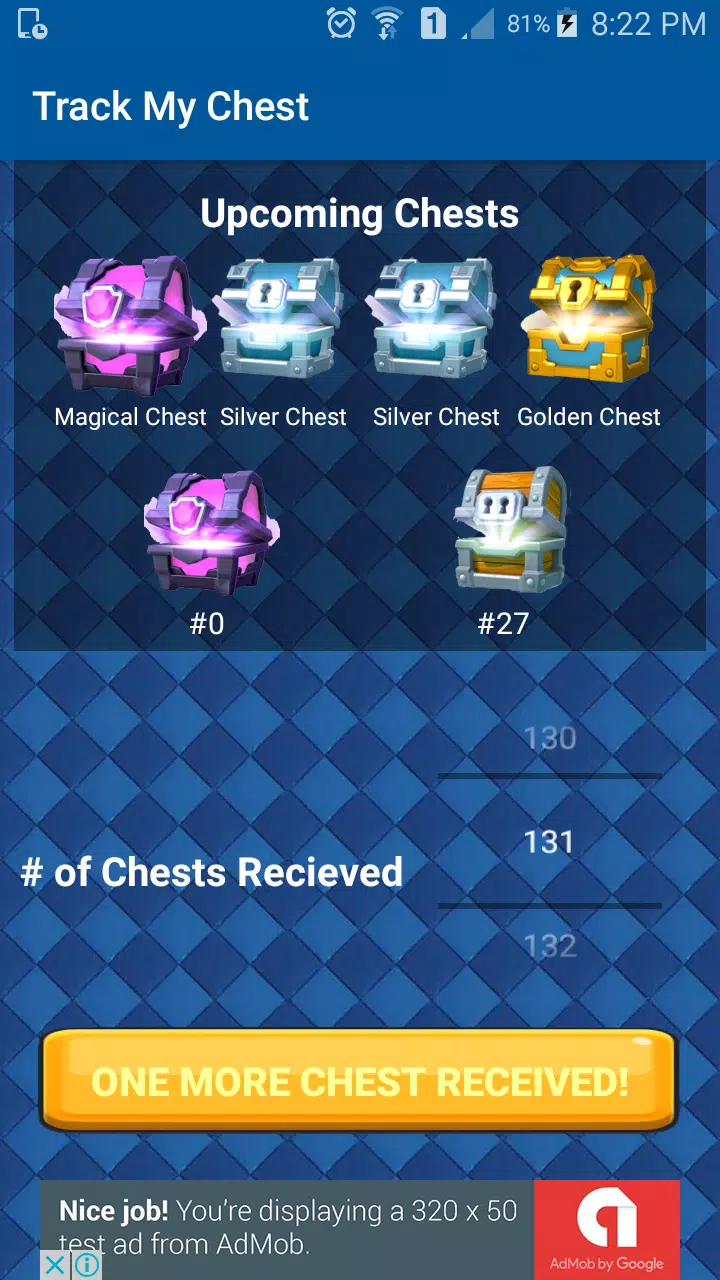 Chest Tracker CR:TrackMyChestscreenshot dell'app2