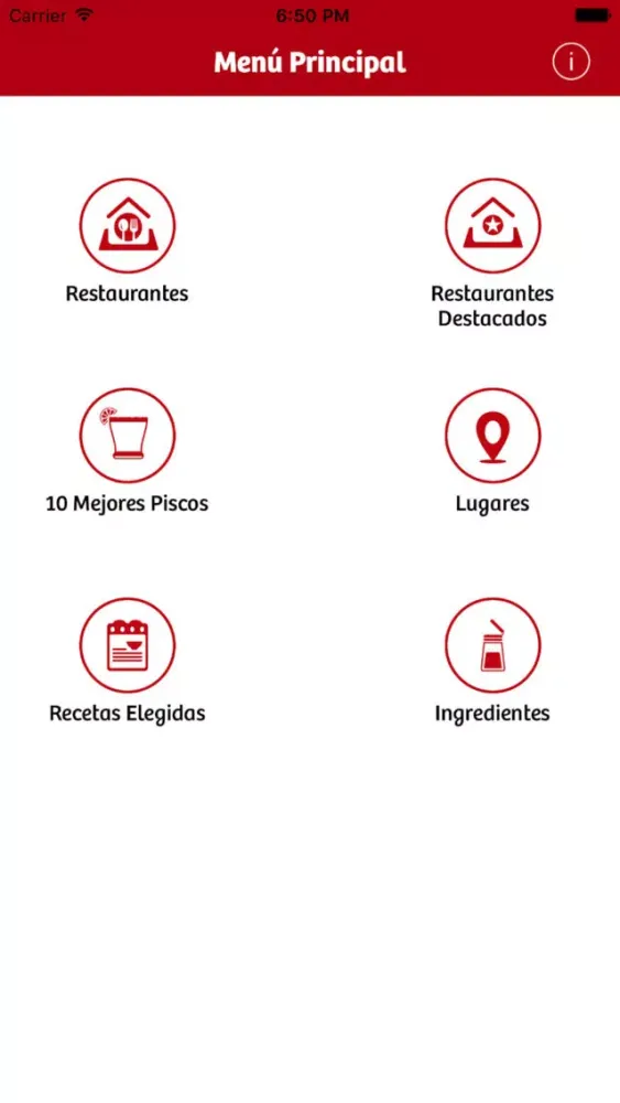 Zrzuty ekranu Restorán Perú
