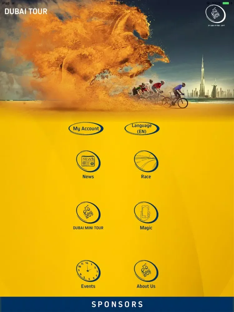 Capturas de tela do Dubai Tour 2017 iPad 