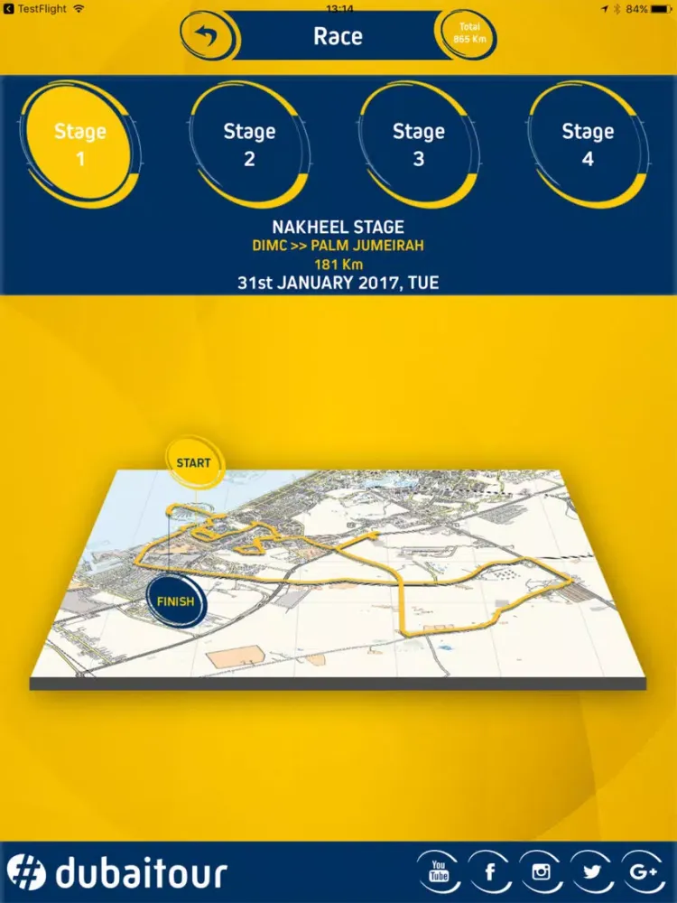 Capturas de tela do Dubai Tour 2017 iPad 