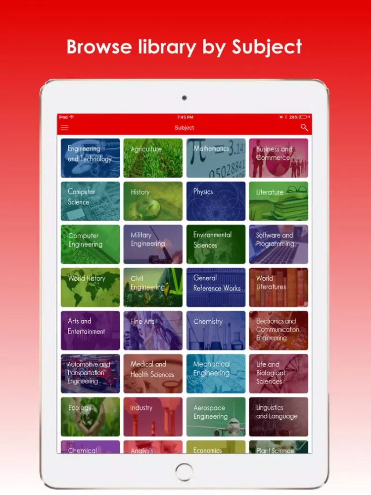 Скриншоты eLearning Mobile App iPad 