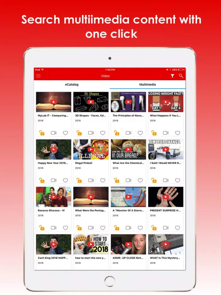 Скриншоты eLearning Mobile App iPad 