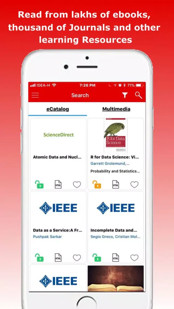 Скриншоты eLearning Mobile App
