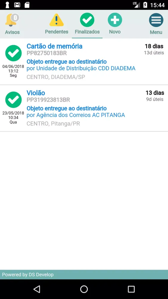 Rastreio Fácil (correios) Screenshots