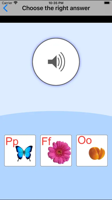 ภาพหน้าจอของ French Alphabet Cards