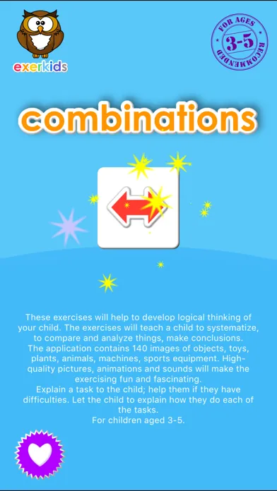 Capturas de pantalla de Combinations - Preschool Exercises