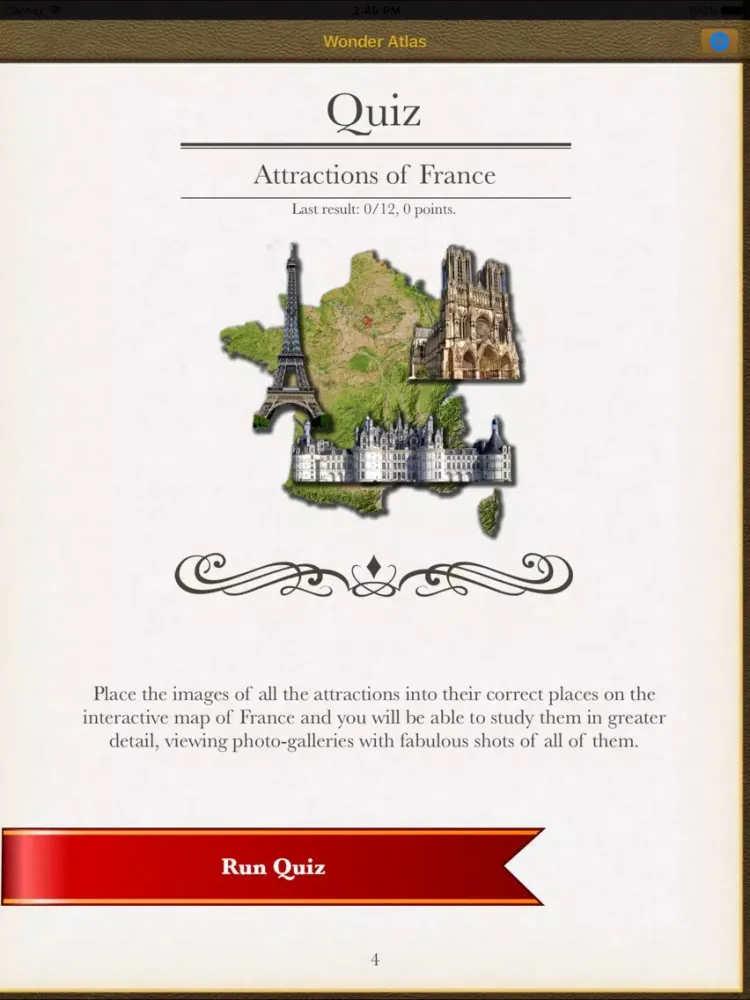 France. The Wonder Atlas Pro iPad  Screenshots