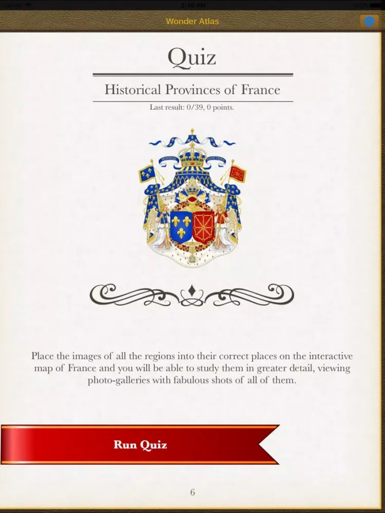 France. The Wonder Atlas Pro iPad  Screenshots