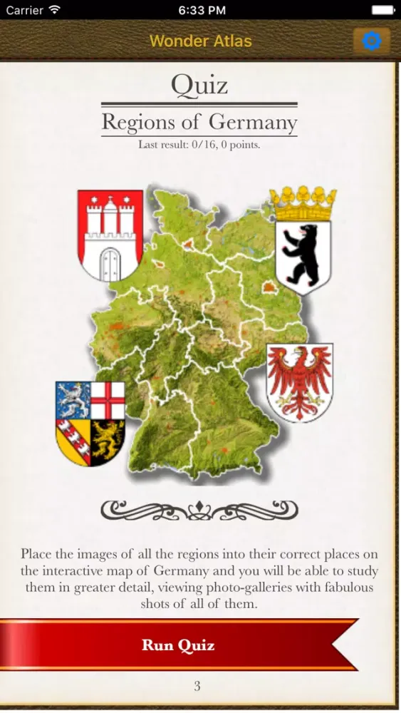 Capturas de tela do Germany. The Wonder Atlas Pro.