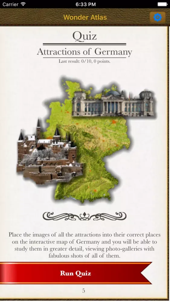 Capturas de tela do Germany. The Wonder Atlas Pro.