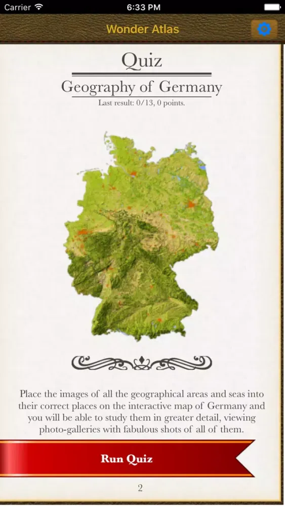 Capturas de tela do Germany. The Wonder Atlas Pro.