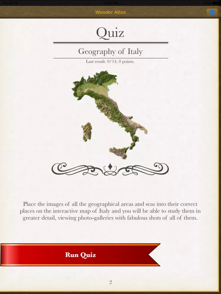 Italy. The Wonder Atlas Pro iPad  Ekran Görüntüleri