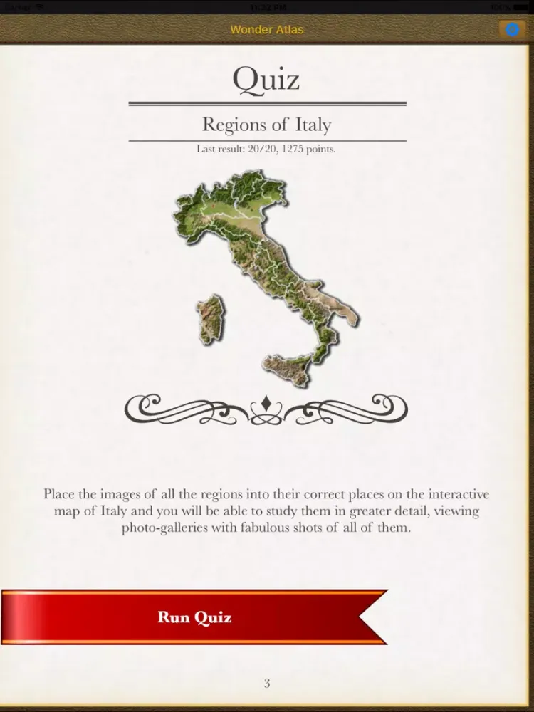 Italy. The Wonder Atlas Pro iPad  Ekran Görüntüleri