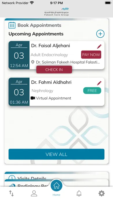 Fakeeh Care Screenshots