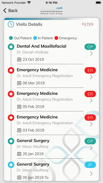 Fakeeh Care Screenshots