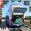 US Bus driving bus Driver 3D