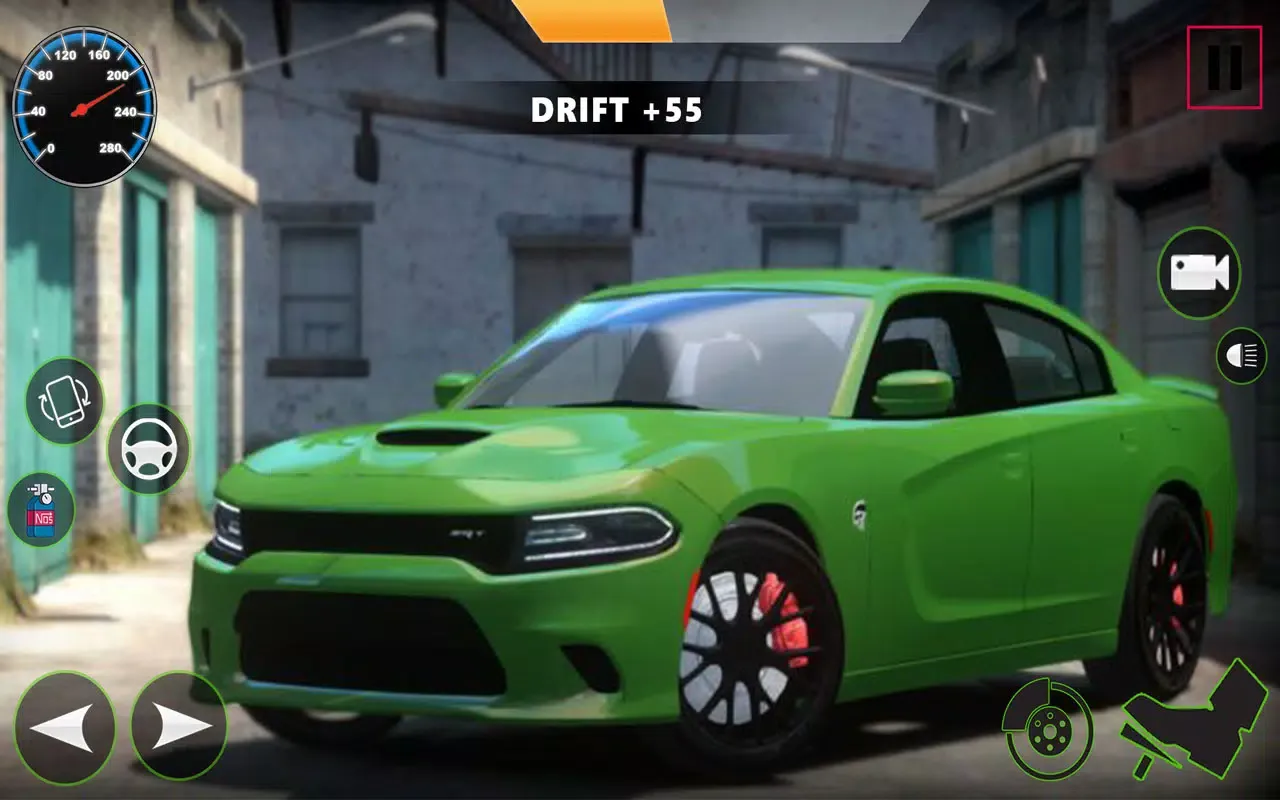 Dodge Charger Hellcat Games سکرین شاٹس