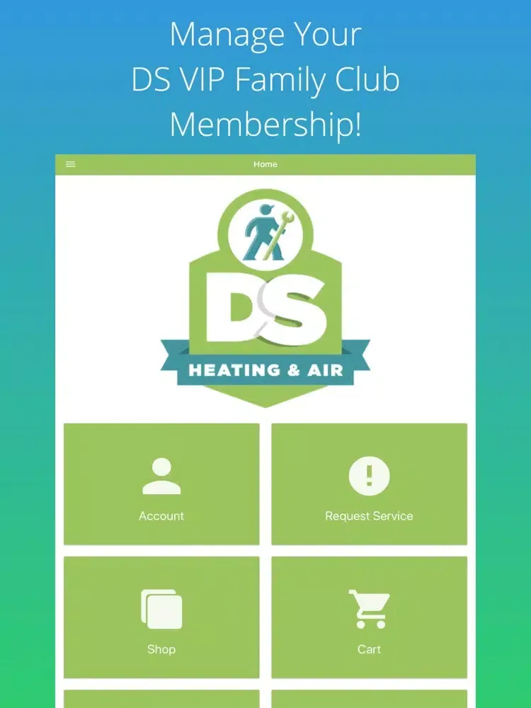 ภาพหน้าจอของ DS Heating & Air iPad 