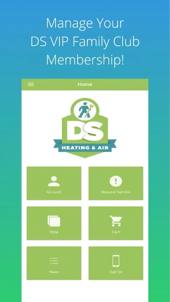 ภาพหน้าจอของ DS Heating & Air