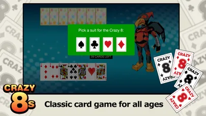 Captures d'écran de Crazy Eights for Everyone
