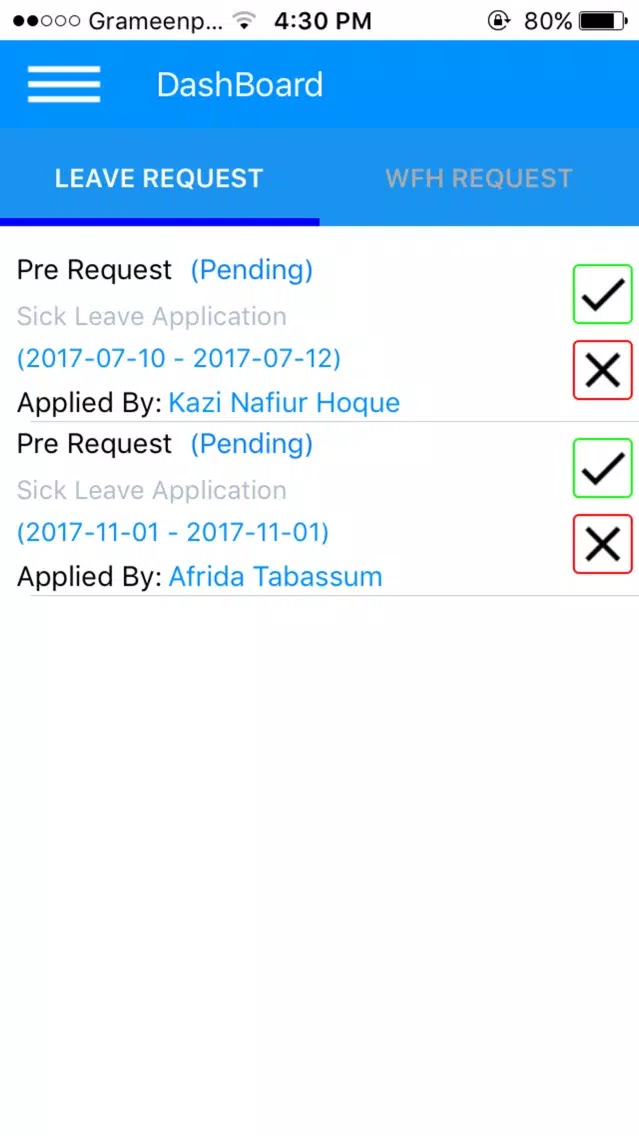 Zrzuty ekranu DSi Employee Management System
