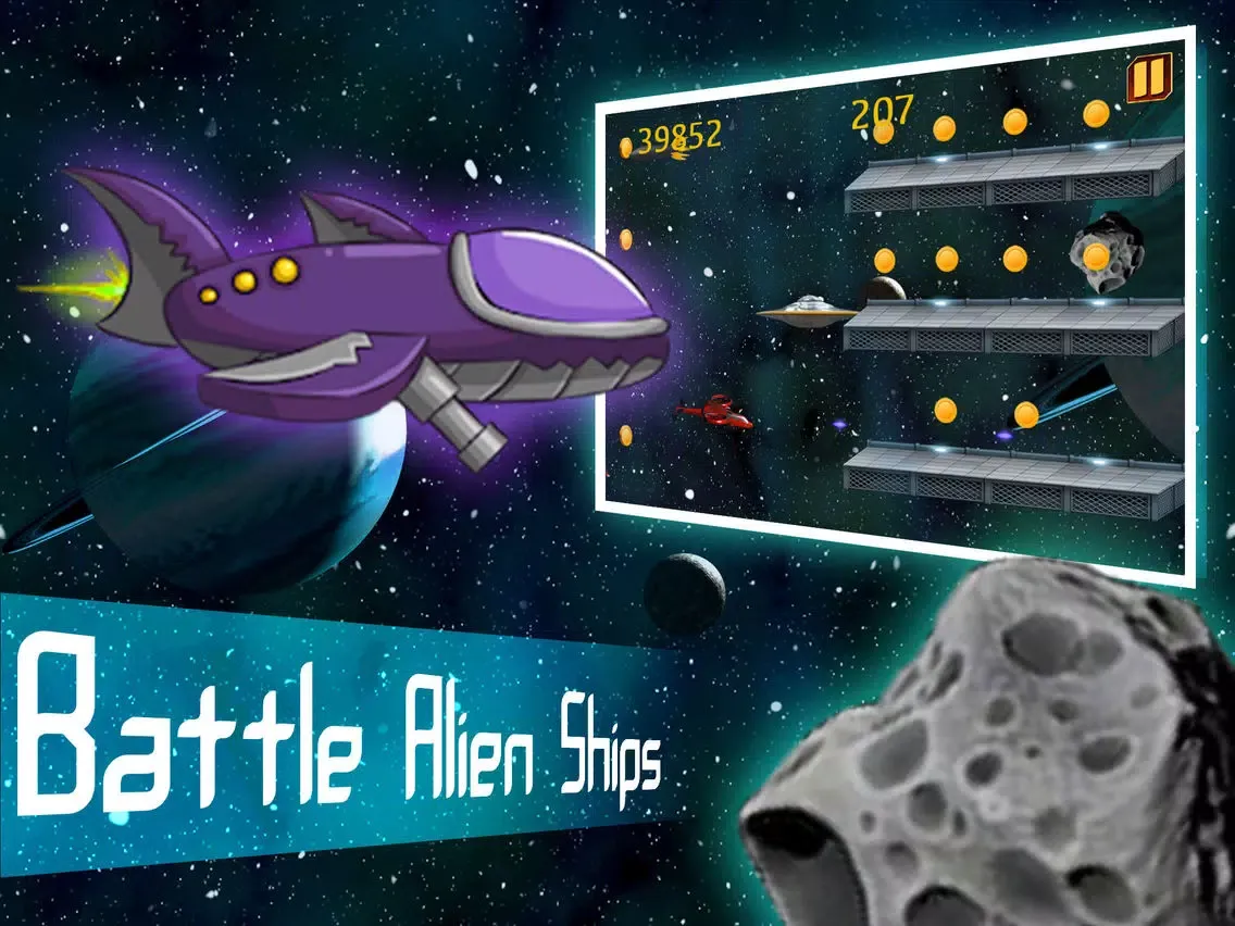 Capturas de tela do Extreme Galaxy Defender - Space Shooter In The Stars iPad 