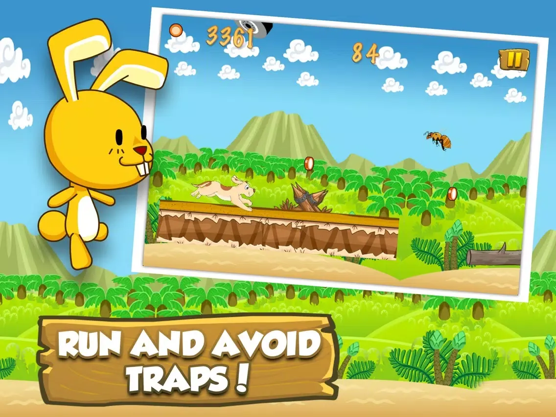 ภาพหน้าจอของ Farm Animal Runners - Lost In The Wilderness Adventure iPad 