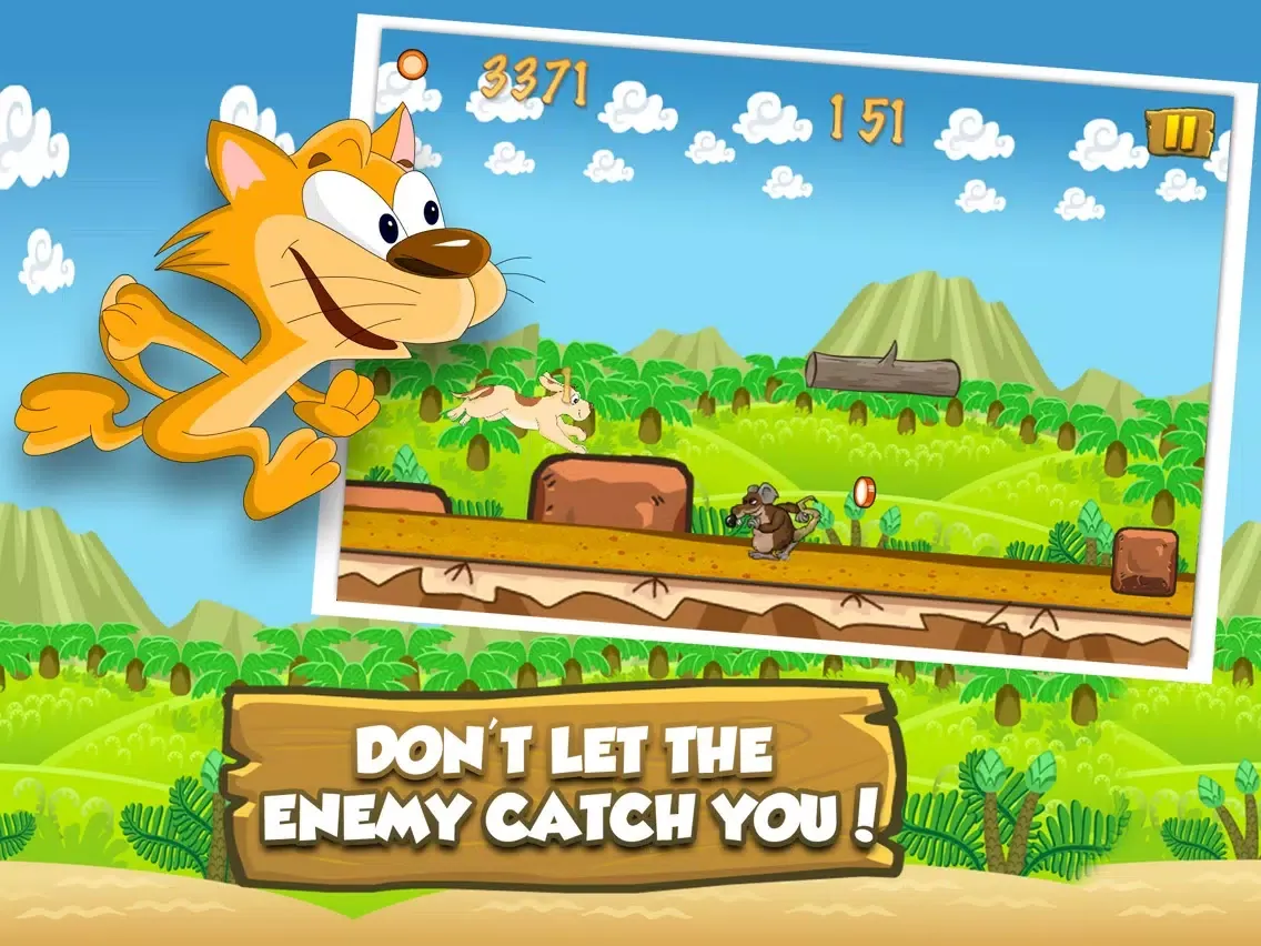 ภาพหน้าจอของ Farm Animal Runners - Lost In The Wilderness Adventure iPad 