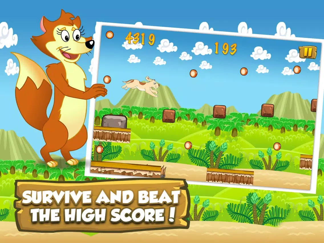 ภาพหน้าจอของ Farm Animal Runners - Lost In The Wilderness Adventure iPad 